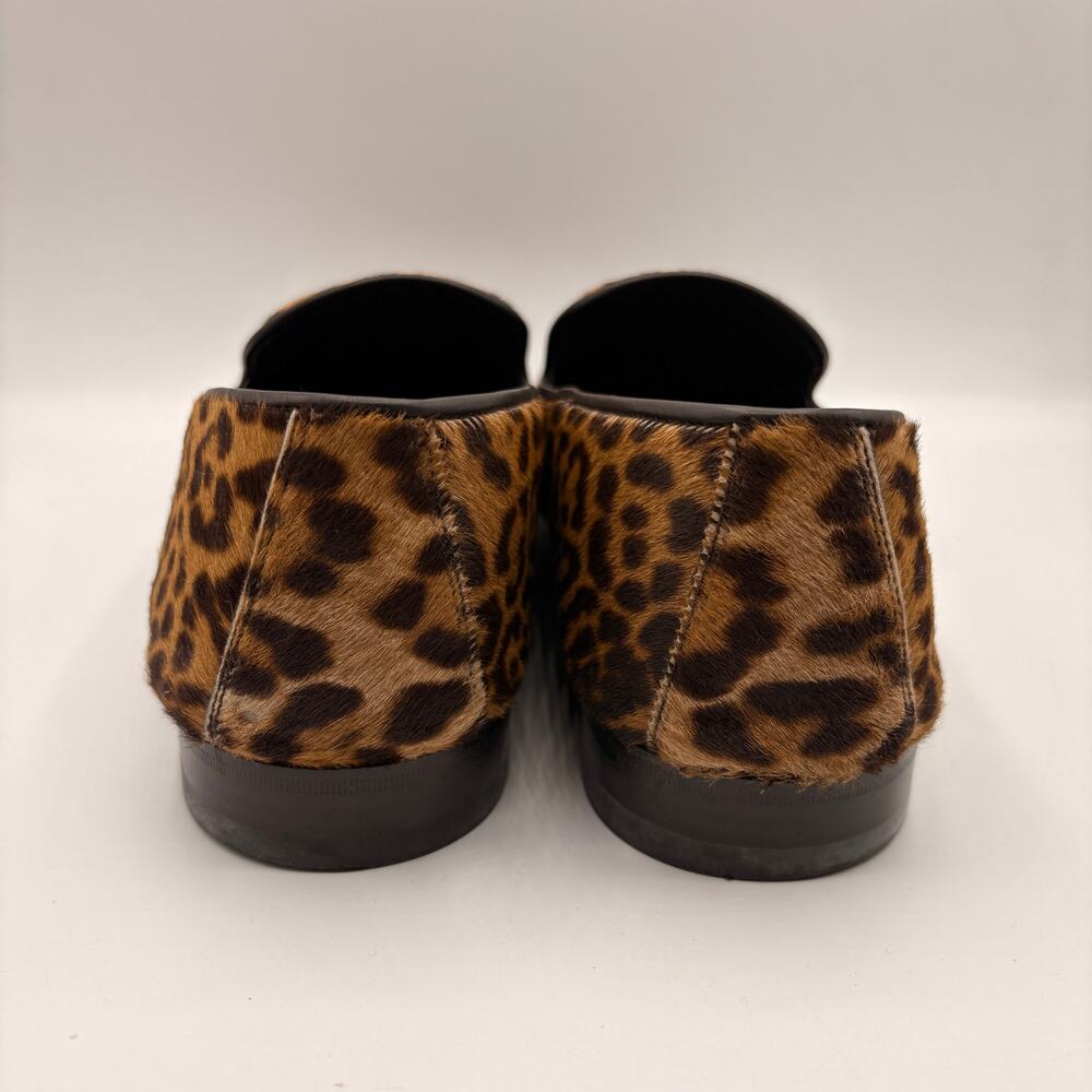 YVES SAINT LAURENT Smoky Loafers Leopard Calf Hair Sz 43/US 10 $895 - Picture 5 of 12